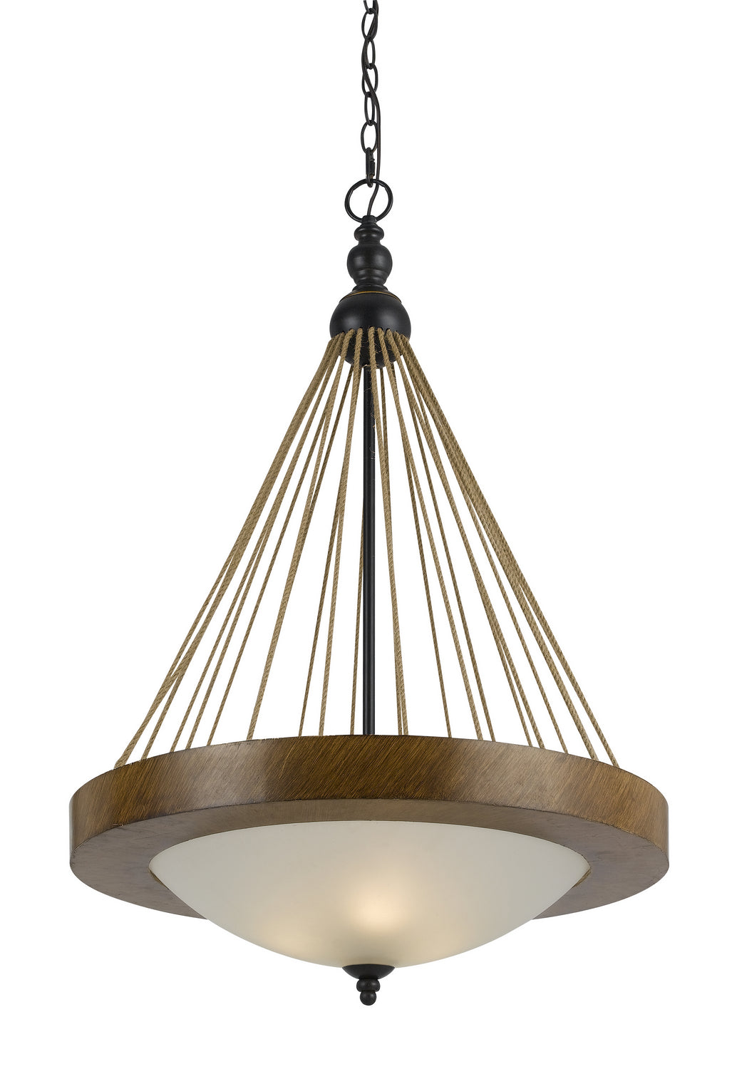 Cal Monticello FX-3563/1P Pendant Light - Metal/Wood