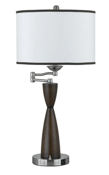 Cal Lighting LA-60006TB-1R Hotel One Light Table Lamp Lamp Bronze / Dark