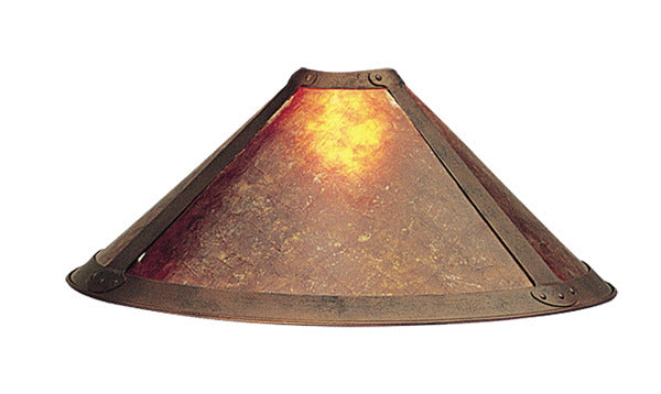 Cal Lighting SH-9312 Mica Shade Lamp Shade Bronze / Dark