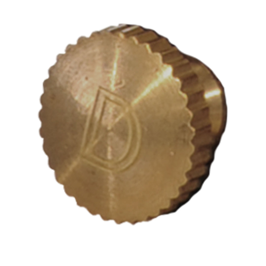 Dauer Lighting 490052  D Logo Thumb Screw Decor Brass