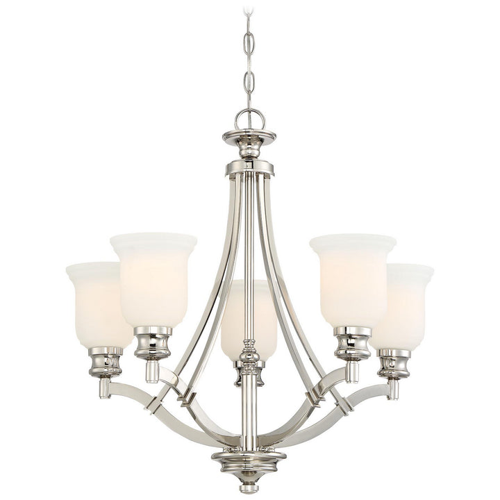 Minka-Lavery Audrey'S Point 3295-613 Chandelier Light - Polished Nickel