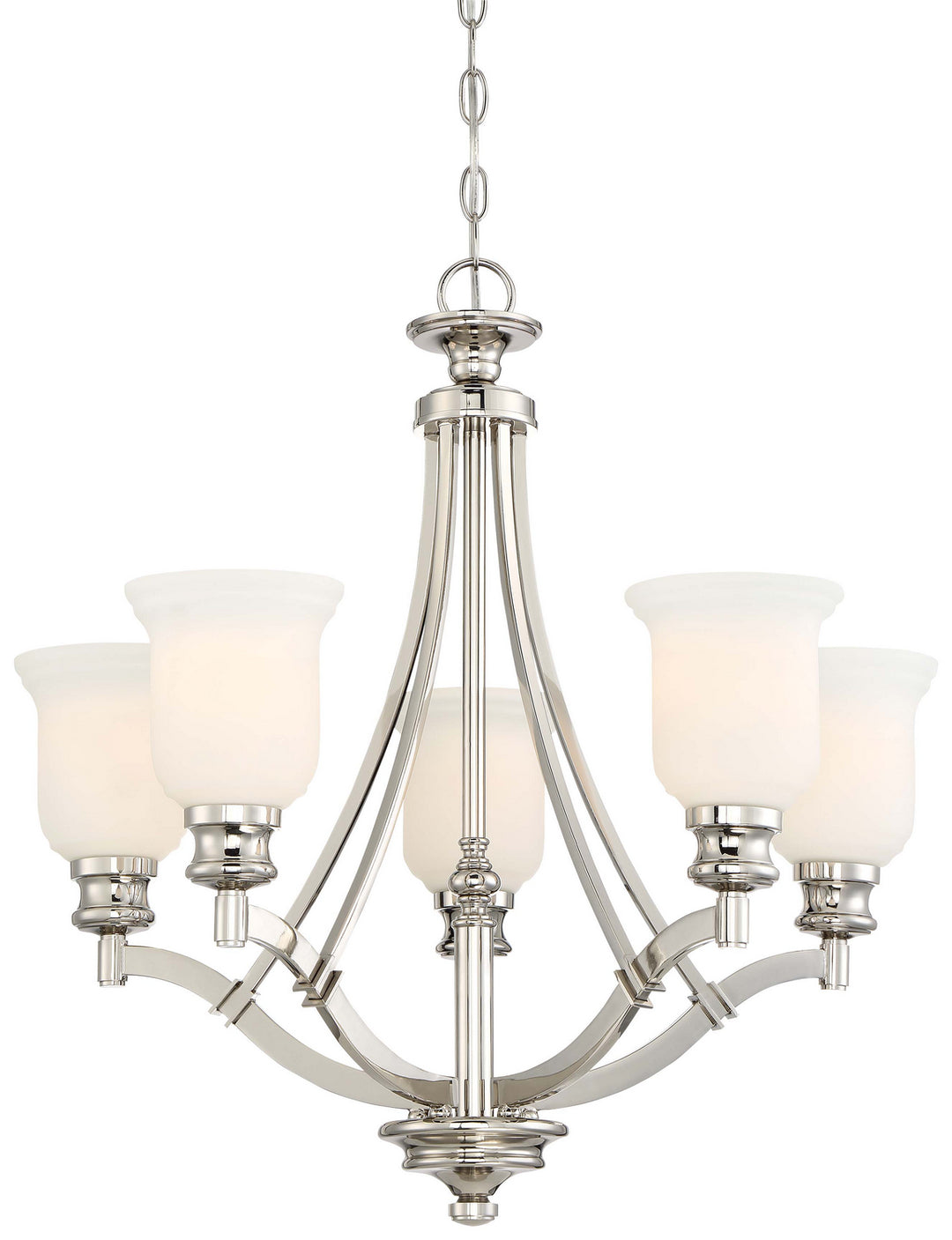 Minka-Lavery Audrey'S Point 3295-613 Chandelier Light - Polished Nickel