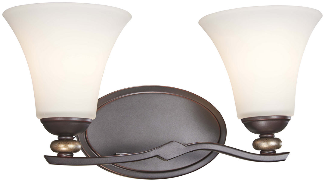 Minka-Lavery Shadowglen 2282-589 Bath Vanity Light 16 in. wide - Lathan Bronze With Gold Highli