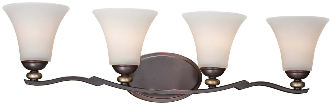 Minka-Lavery Shadowglen 2284-589 Bath Vanity Light 32 in. wide - Lathan Bronze With Gold Highli