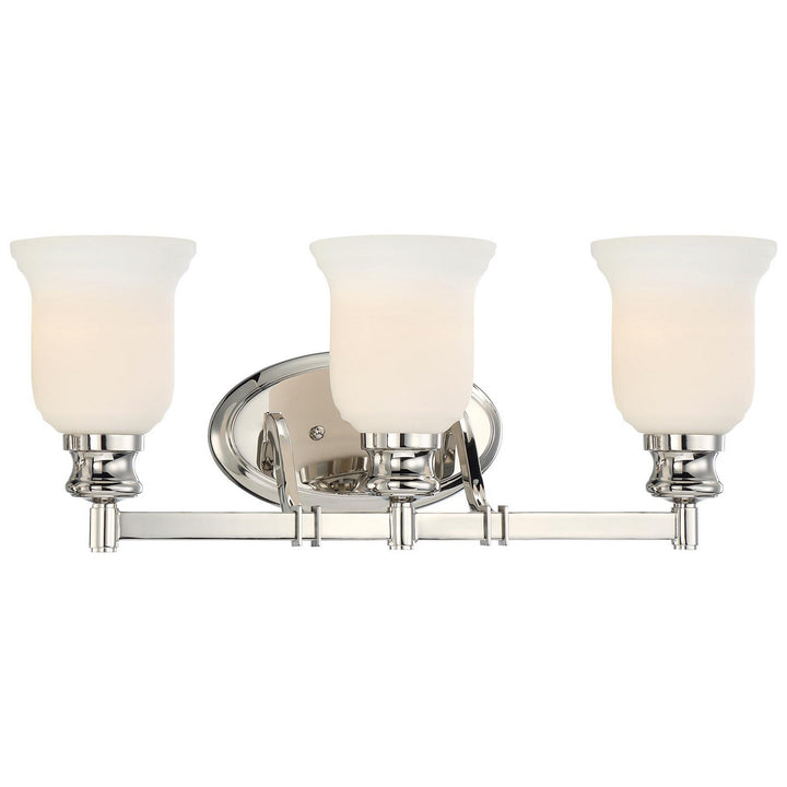 Minka-Lavery Audrey'S Point 3293-613 Bath Vanity Light 23 in. wide - Polished Nickel