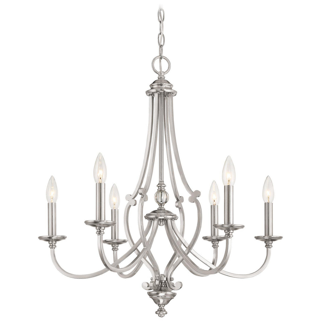 Minka-Lavery Savannah Row 3336-84 Chandelier Light - Brushed Nickel