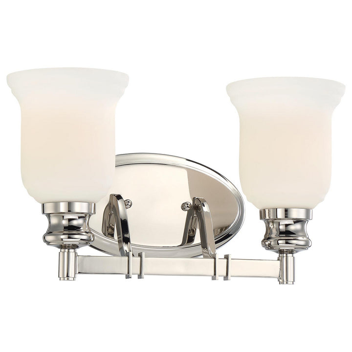 Minka-Lavery Audrey'S Point 3292-613 Bath Vanity Light 15 in. wide - Polished Nickel