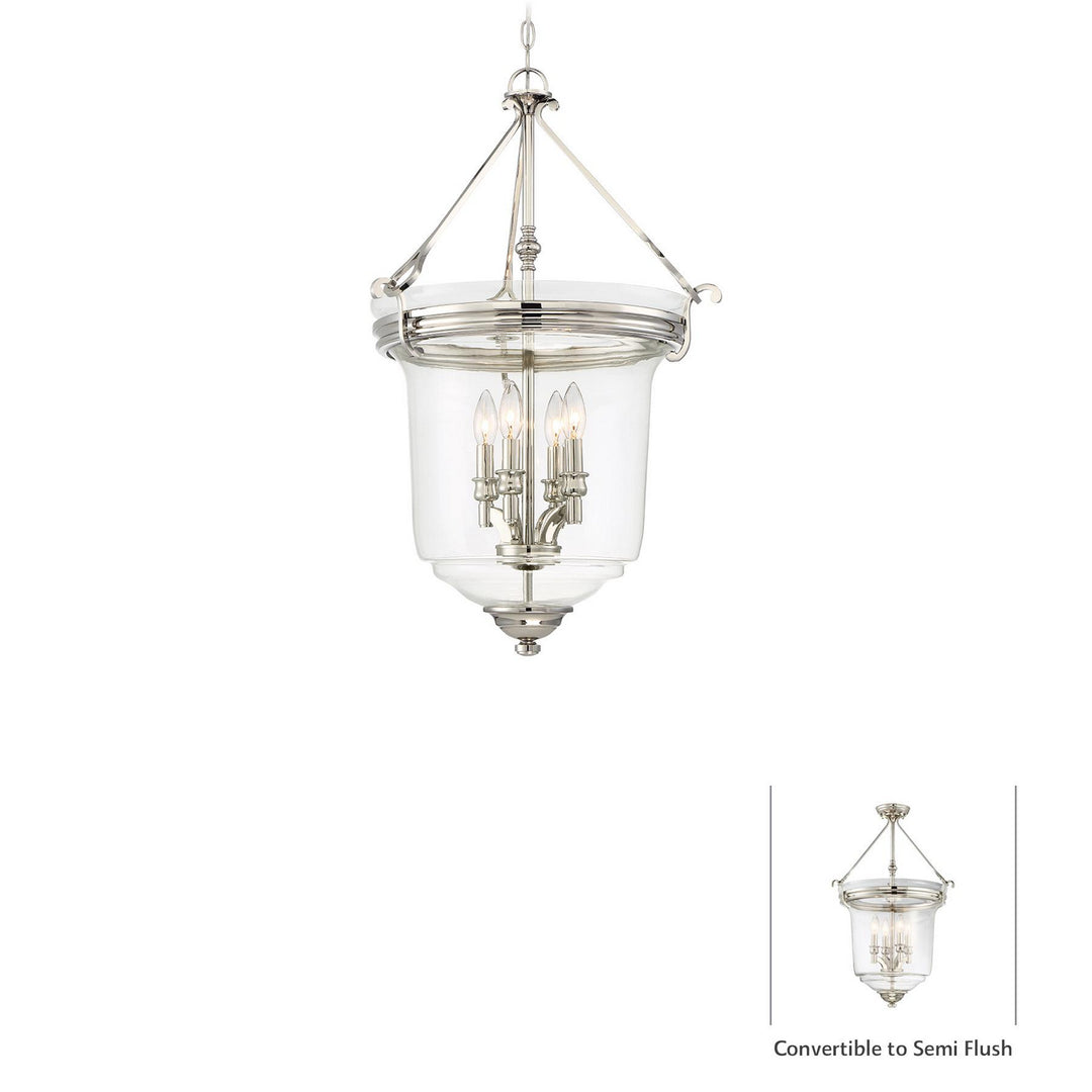 Minka-Lavery Audrey'S Point 3298-613 Pendant Light - Polished Nickel