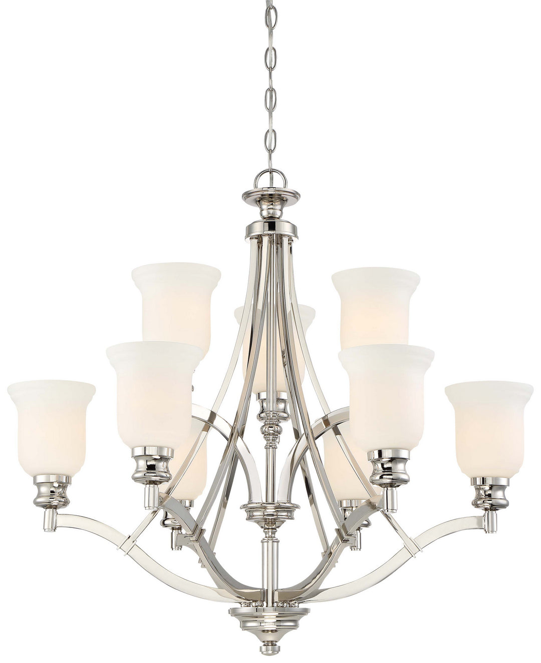 Minka-Lavery Audrey'S Point 3299-613 Chandelier Light - Polished Nickel