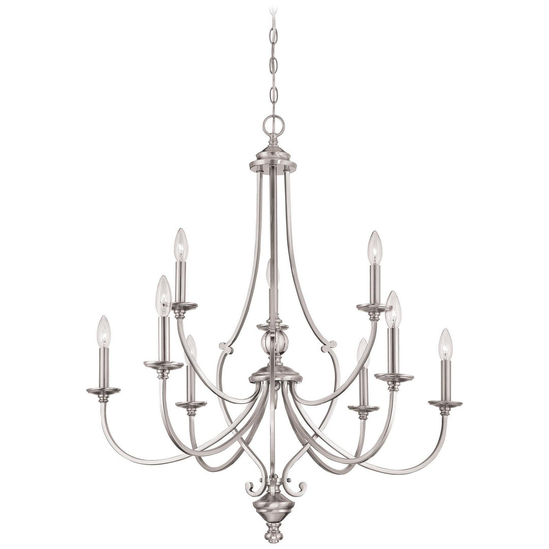 Minka-Lavery Savannah Row 3339-84 Chandelier Light - Brushed Nickel