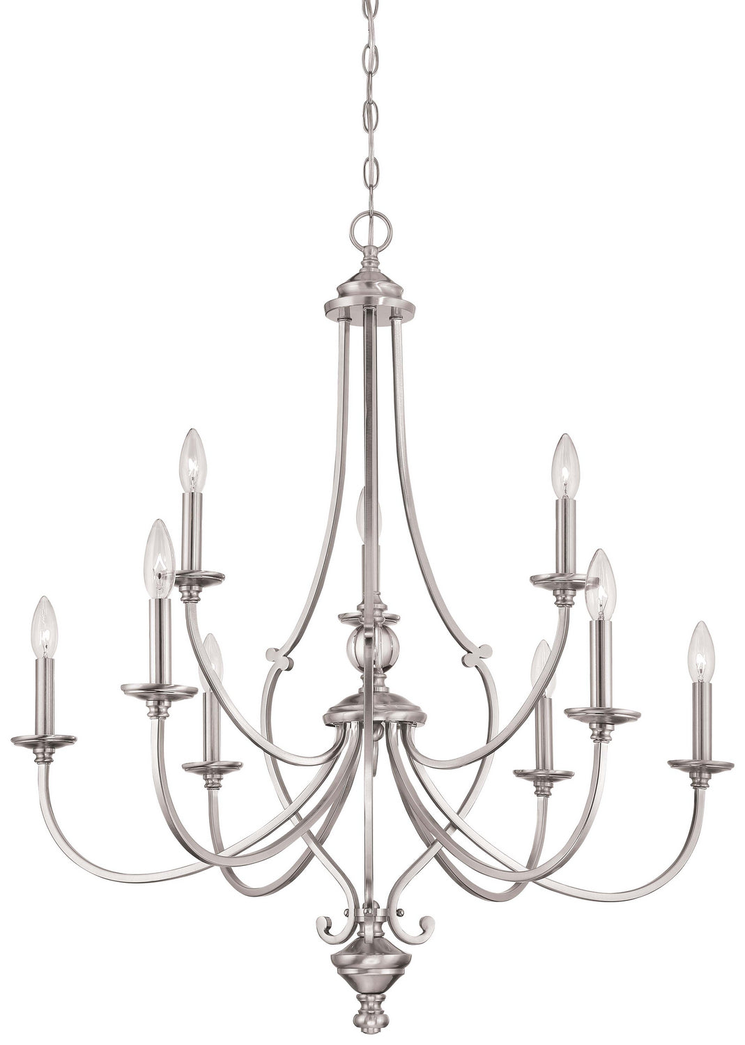 Minka-Lavery Savannah Row 3339-84 Chandelier Light - Brushed Nickel