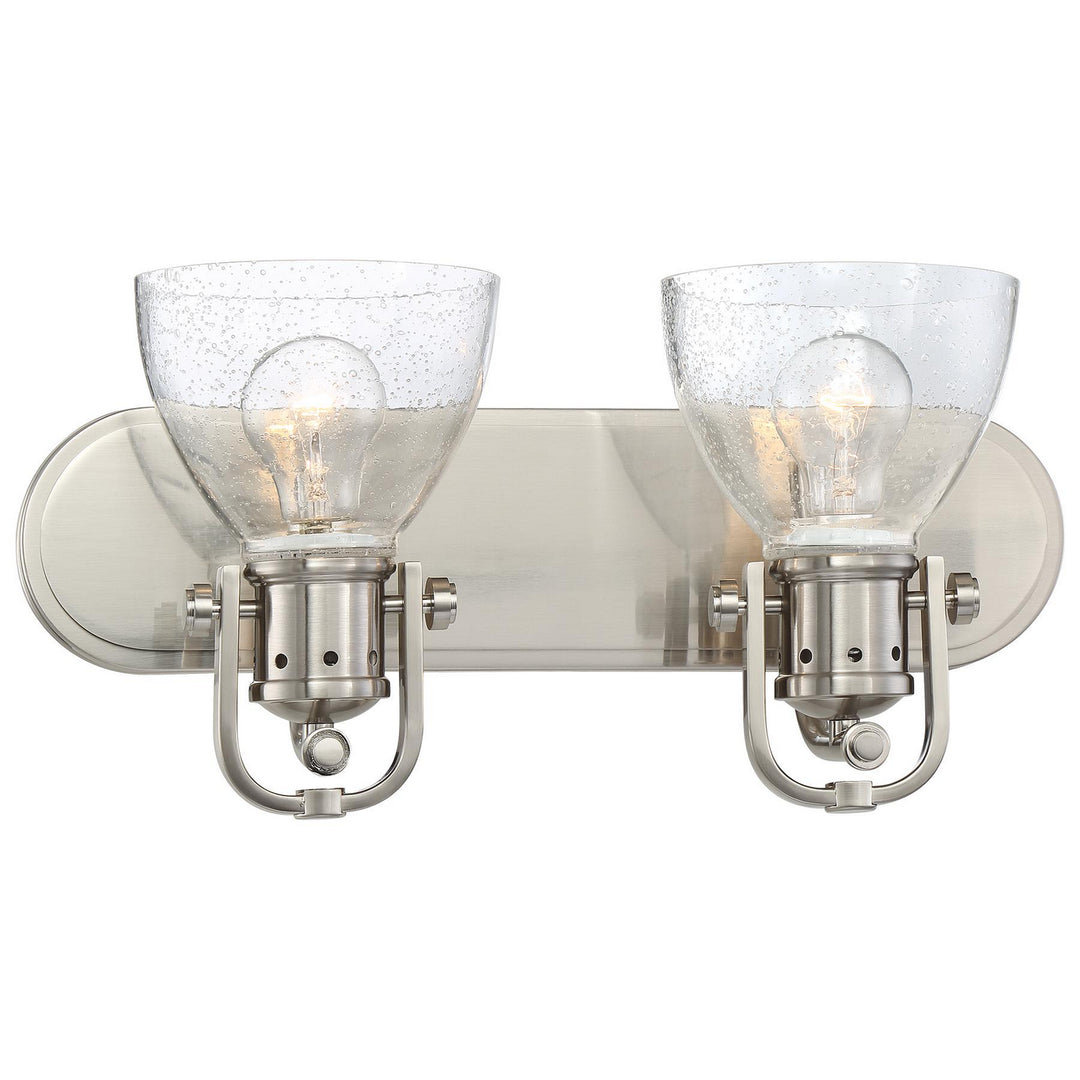 Minka-Lavery 3412-84 Bath Vanity Light 16 in. wide - Brushed Nickel