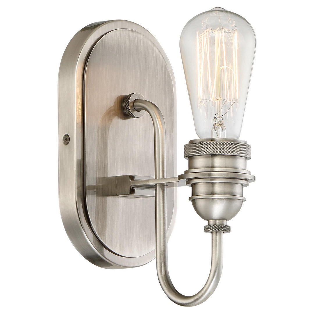 Minka-Lavery Uptown Edison 3451-84B Wall Light - Plated Pewter