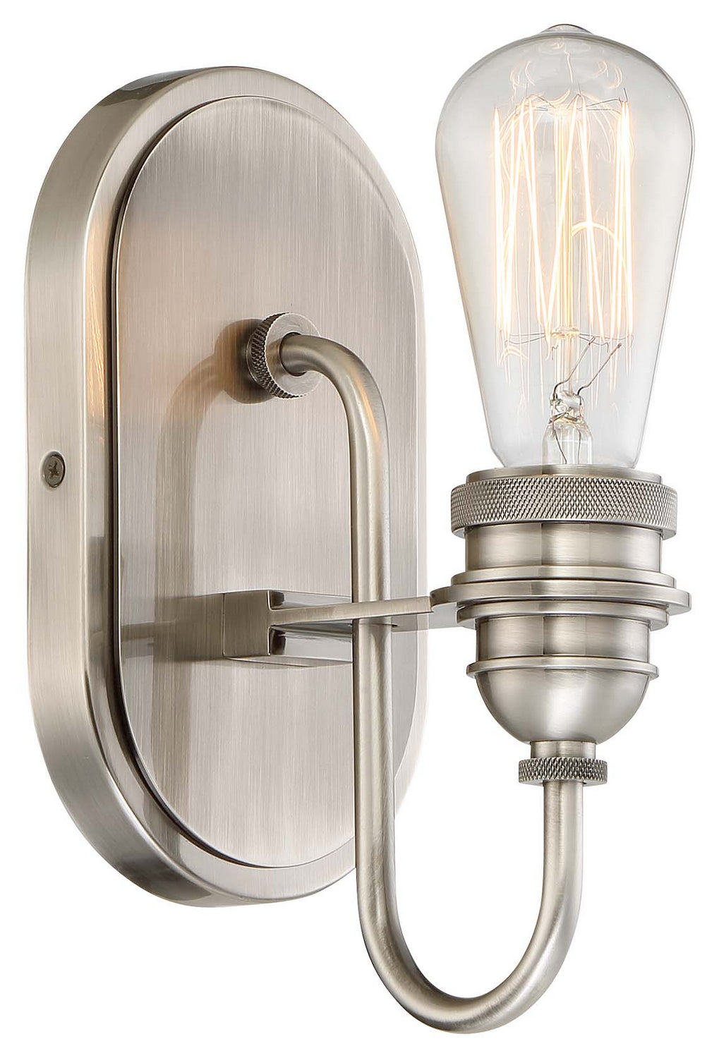 Minka-Lavery Uptown Edison 3451-84B Wall Light - Plated Pewter