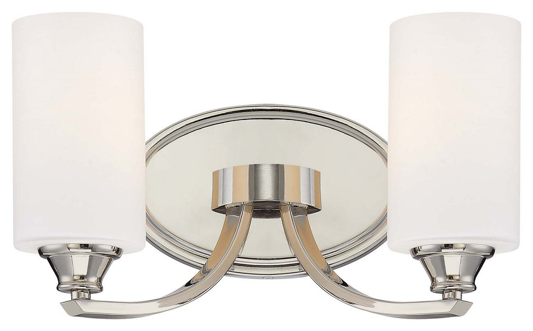 Minka-Lavery Tilbury 3982-613 Bath Vanity Light 14 in. wide - Polished Nickel