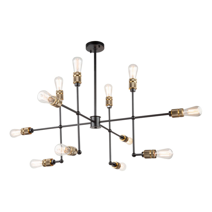Artcraft Jersey AC10582VB Chandelier Light - Vintage Brass