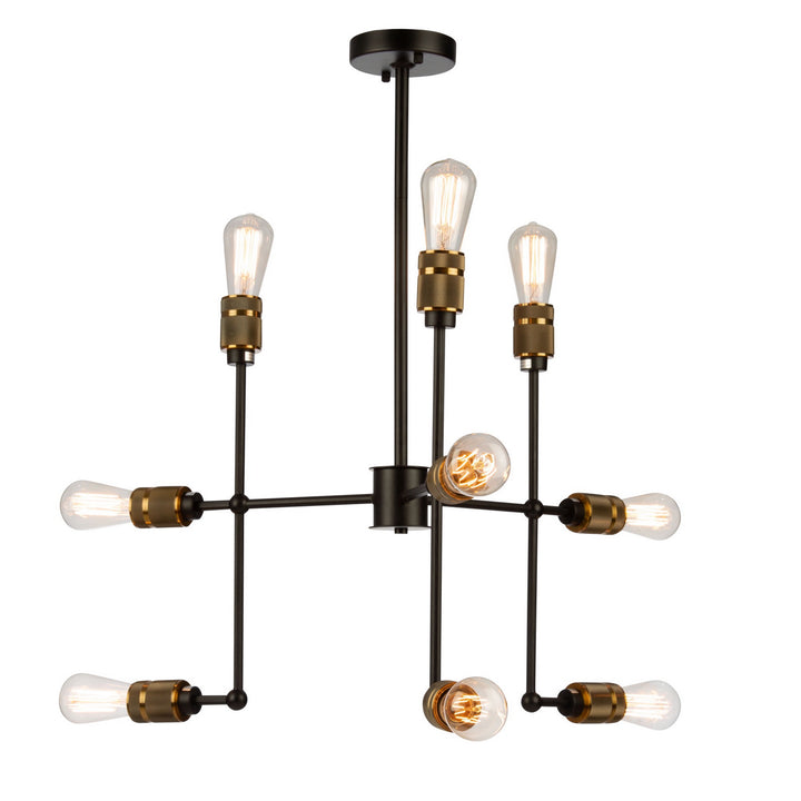 Artcraft Jersey AC10589VB Chandelier Light - Vintage Brass