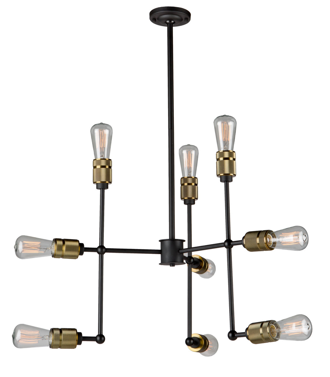 Artcraft Jersey AC10589VB Chandelier Light - Vintage Brass