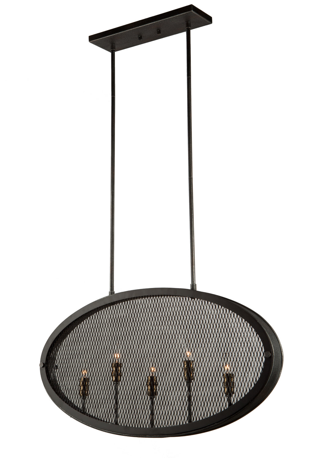 Artcraft Riverside AC10833GB Pendant Light - Granite Black/Vintage Brass
