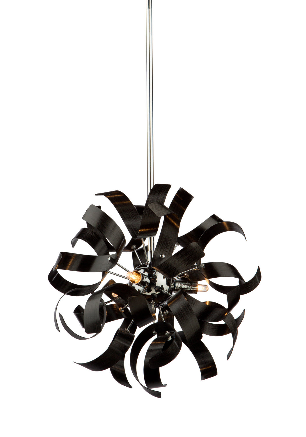 Artcraft Bel Air AC606BK Pendant Light - Metallic Black