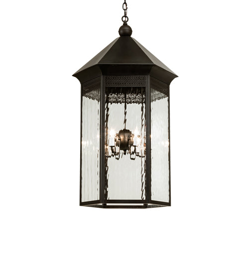 Meyda Tiffany Lighting 72041 Thornhedge 12 Light Pendant Outdoor Bronze / Dark