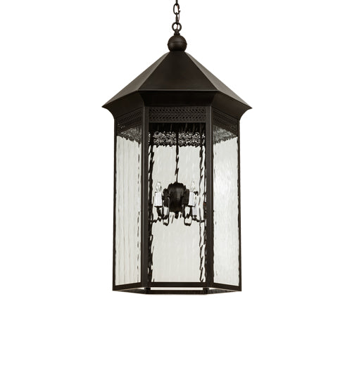 Meyda Tiffany Lighting 72041 Thornhedge 12 Light Pendant Outdoor Bronze / Dark