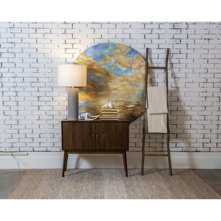 Elk Lighting 157-013  Cubix Lamp Polished Concrete