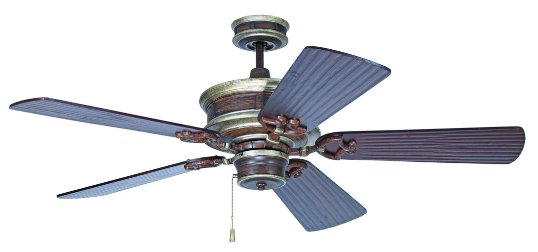 Craftmade Woodward K11264 Ceiling Fan 52 - Dark Coffee/Vintage Madera, Hand-Scraped Walnut/