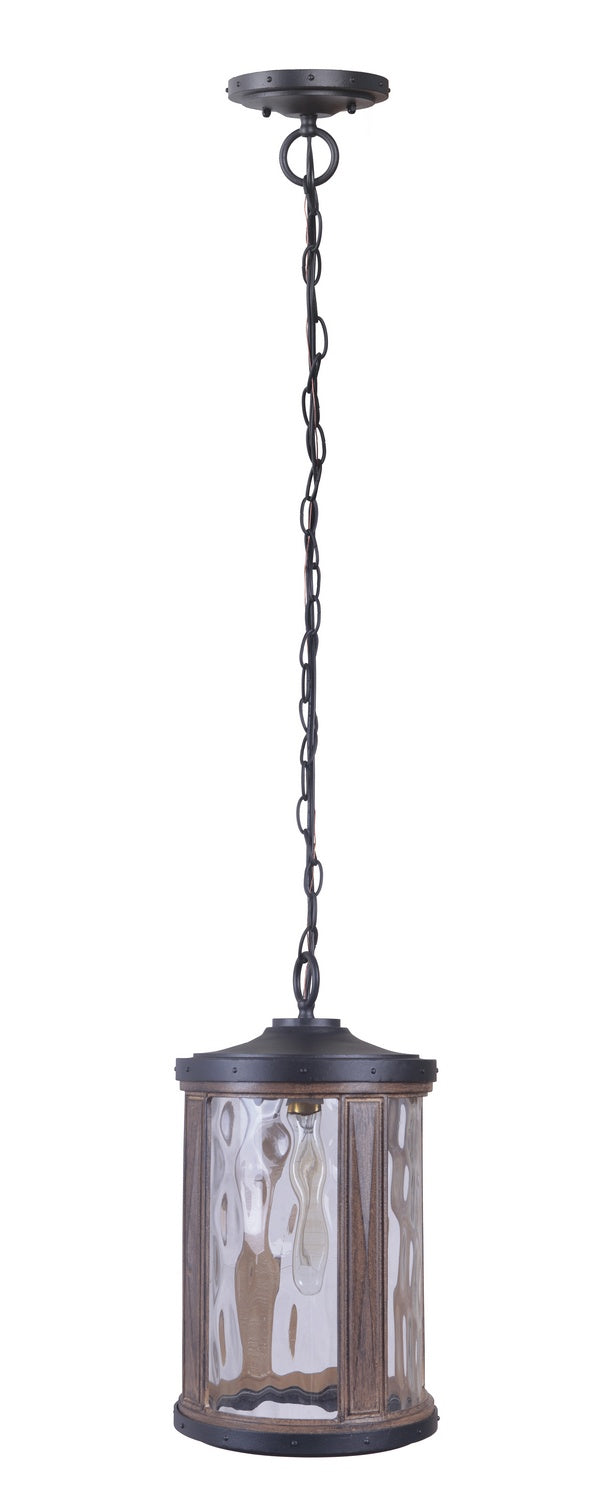 Craftmade Lighting Z2721-TBWB  Madera Outdoor Textured Black/Whiskey Barrel
