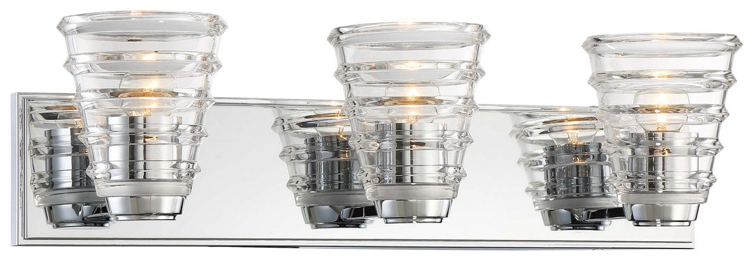 George Kovacs Arctic P1293-077 Bath Vanity Light 23 in. wide - Chrome