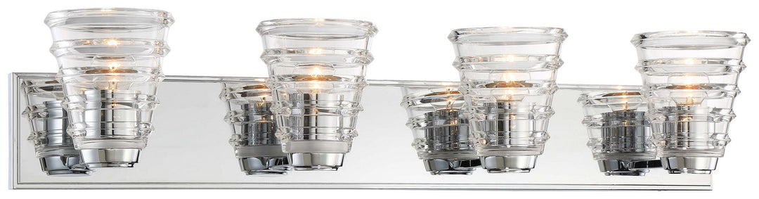 George Kovacs Arctic P1294-077 Bath Vanity Light 32 in. wide - Chrome