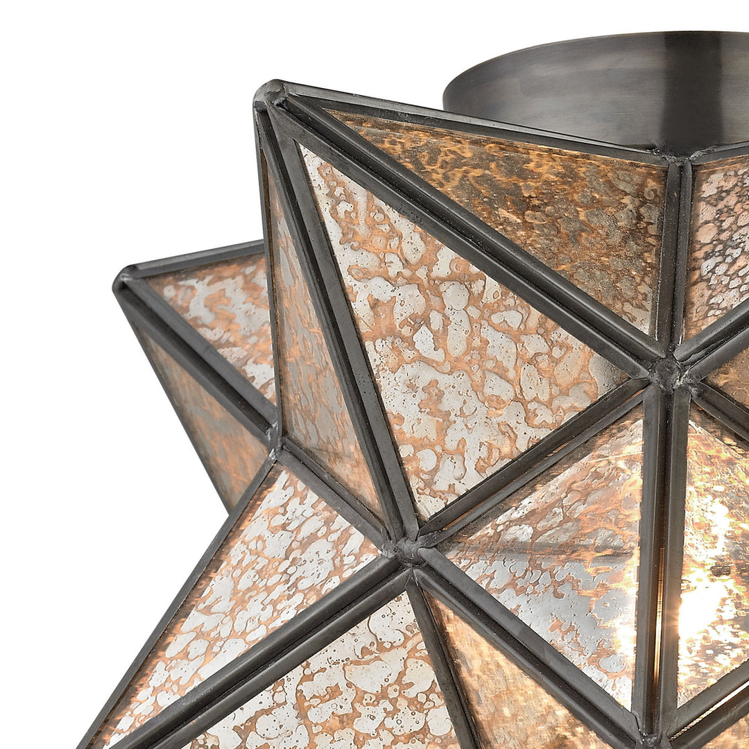 Elk Moravian Star 1145-004 Ceiling Light - Oil Rubbed Bronze