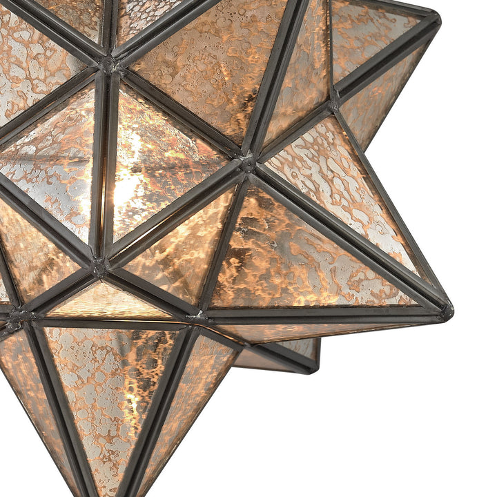 Elk Moravian Star 1145-004 Ceiling Light - Oil Rubbed Bronze