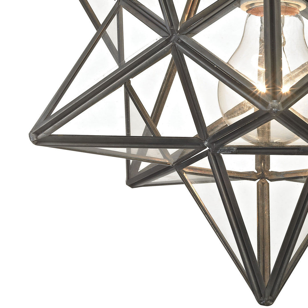 Elk Moravian Star 1145-005 Ceiling Light - Oil Rubbed Bronze