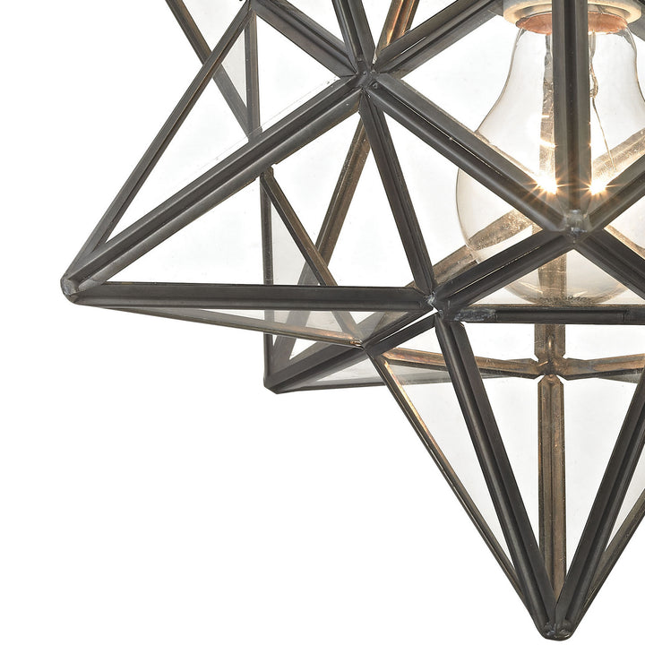 Elk Moravian Star 1145-005 Ceiling Light - Oil Rubbed Bronze