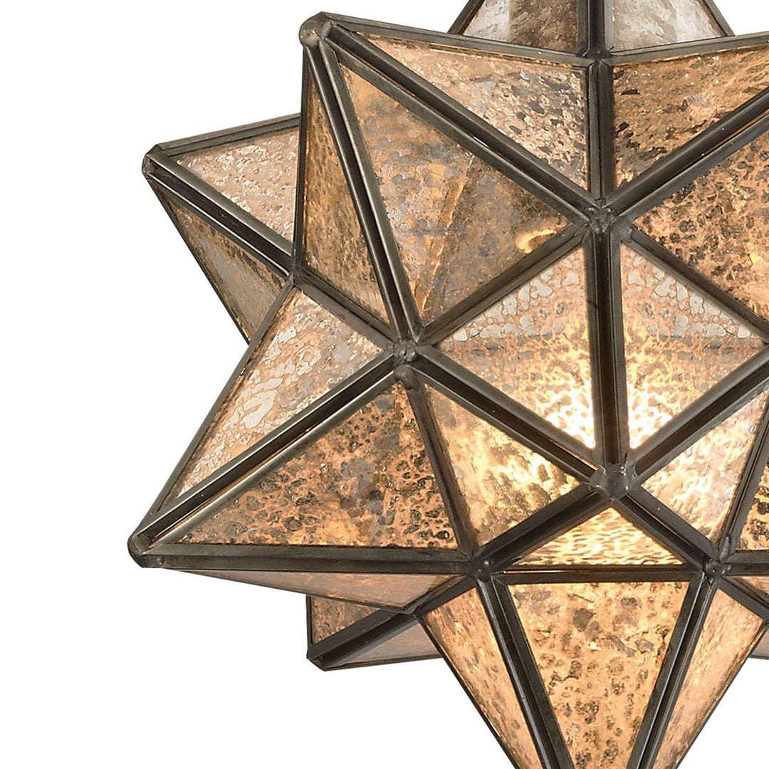 Elk Moravian Star 1145-009 Pendant Light - Oil Rubbed Bronze