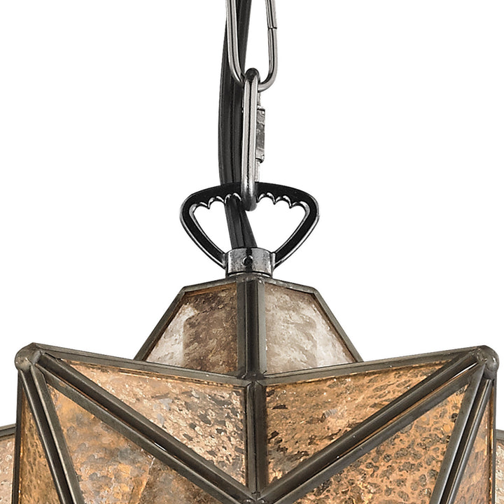 Elk Moravian Star 1145-009 Pendant Light - Oil Rubbed Bronze