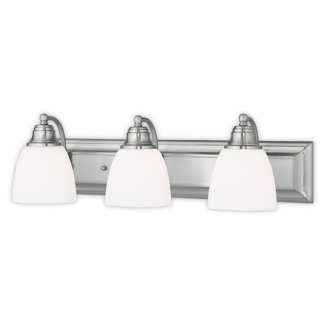 Livex Springfield 10503-91 Bath Vanity Light 24 in. wide - Brushed Nickel