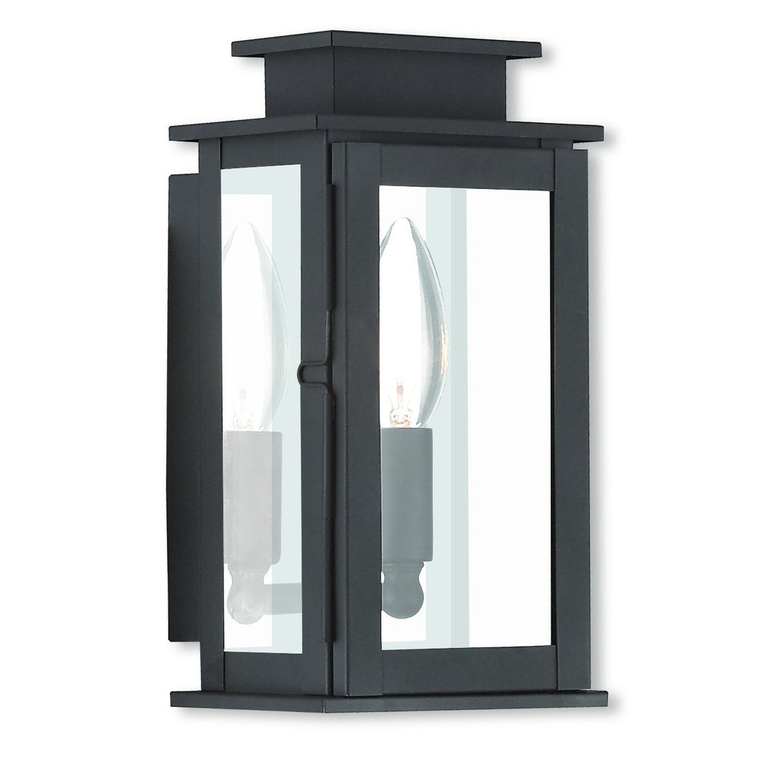 Livex Lighting 20191-07  Princeton Outdoor Bronze W/ Polished Chrome Stainless Steel