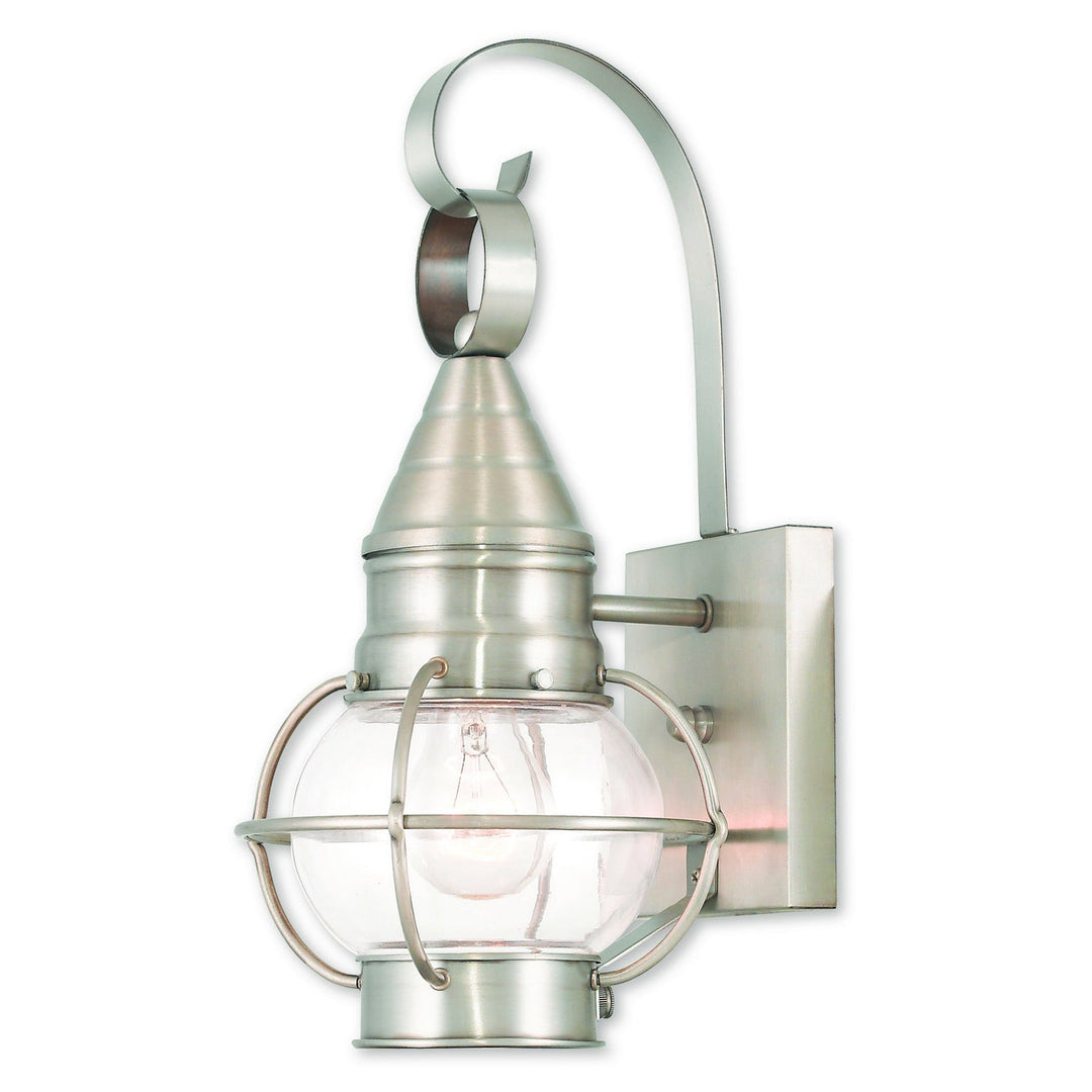 Livex Lighting 26900-91  Newburyport Outdoor Brushed Nickel
