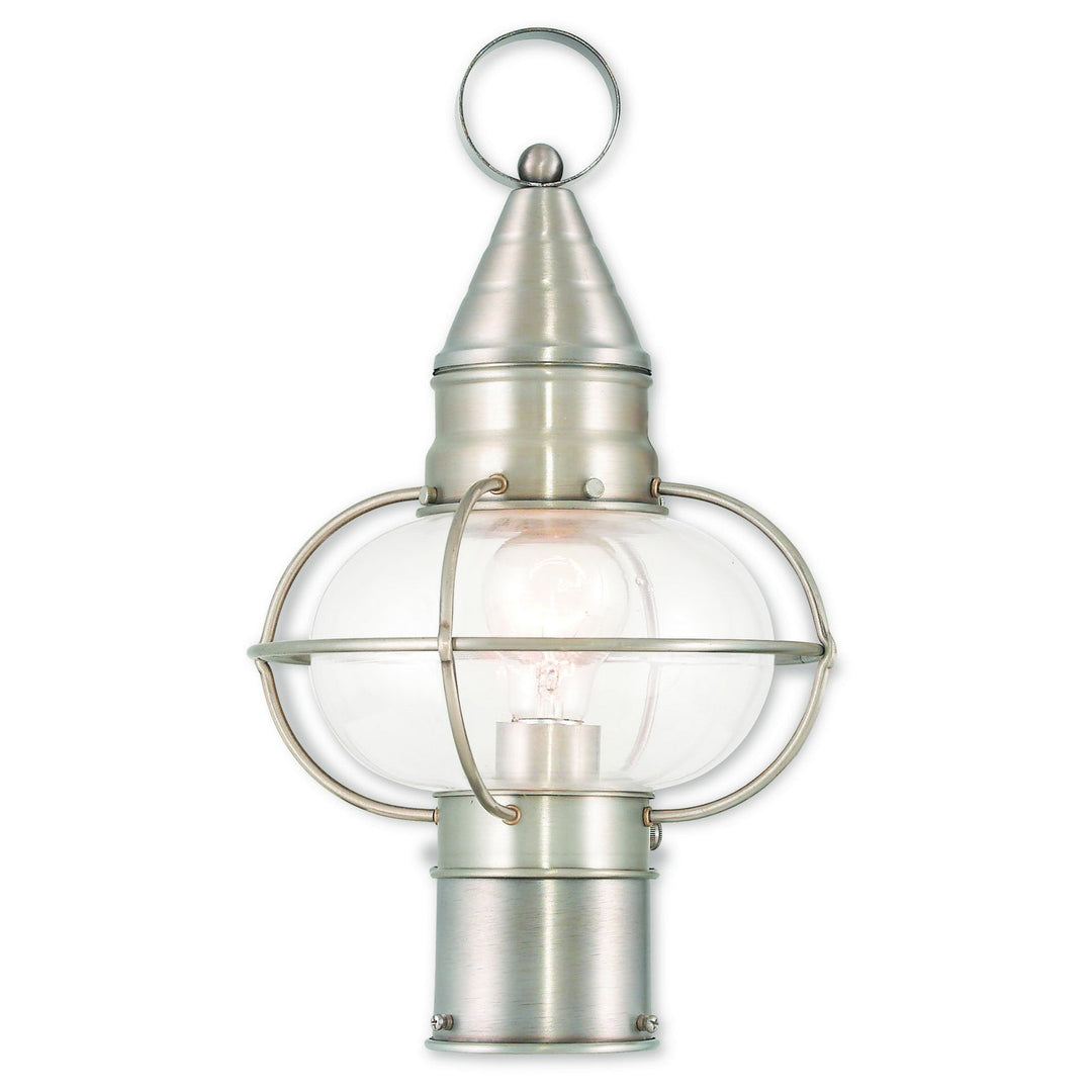 Livex Lighting 26902-91  Newburyport Outdoor Brushed Nickel