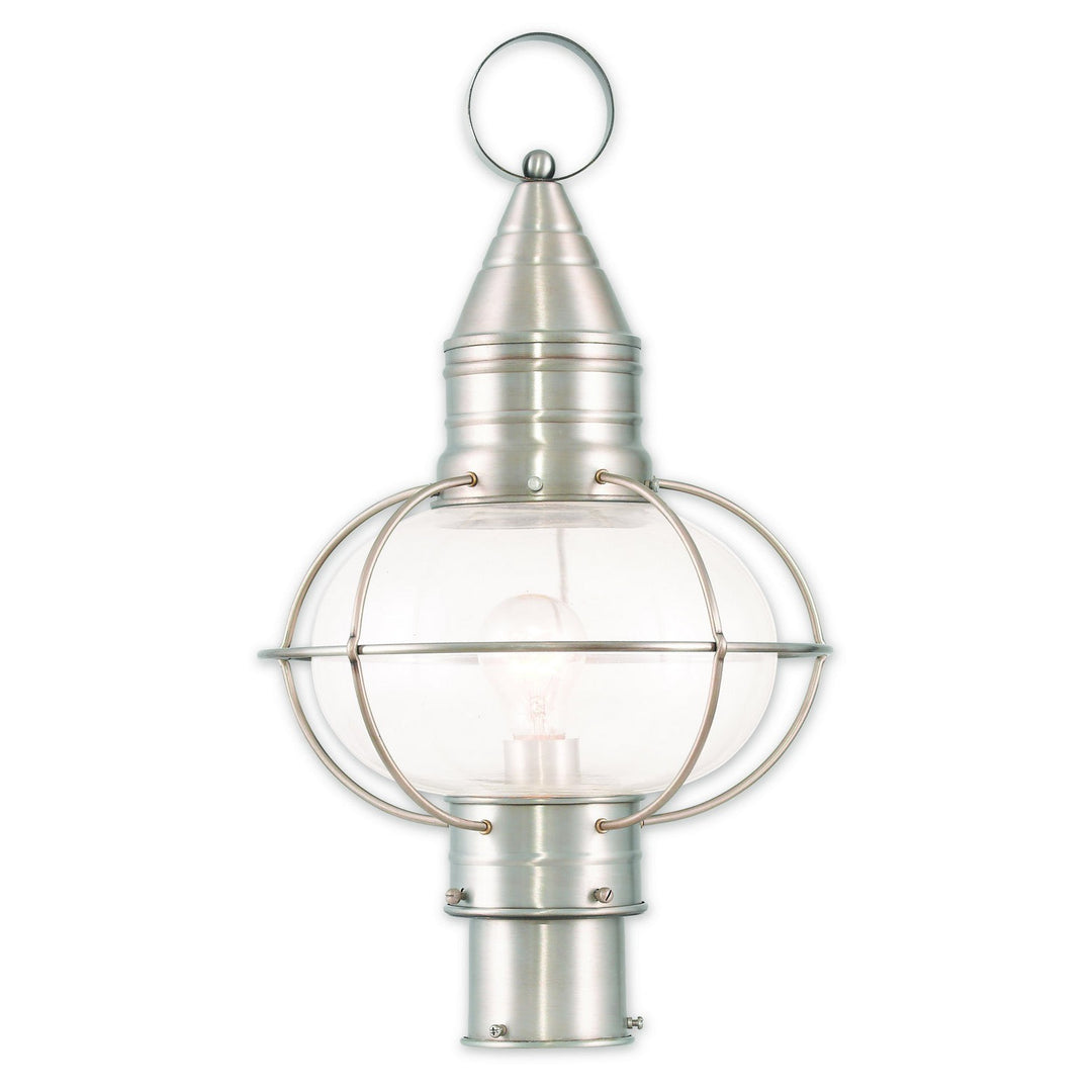 Livex Lighting 26905-91  Newburyport Outdoor Brushed Nickel