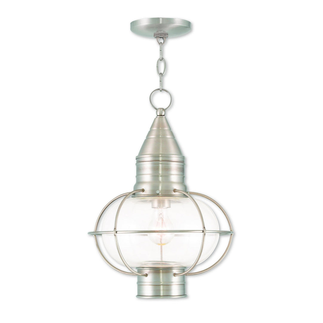 Livex Lighting 26906-91  Newburyport Outdoor Brushed Nickel