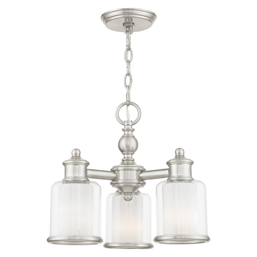 Livex Middlebush 40203-91 Chandelier Light - Brushed Nickel