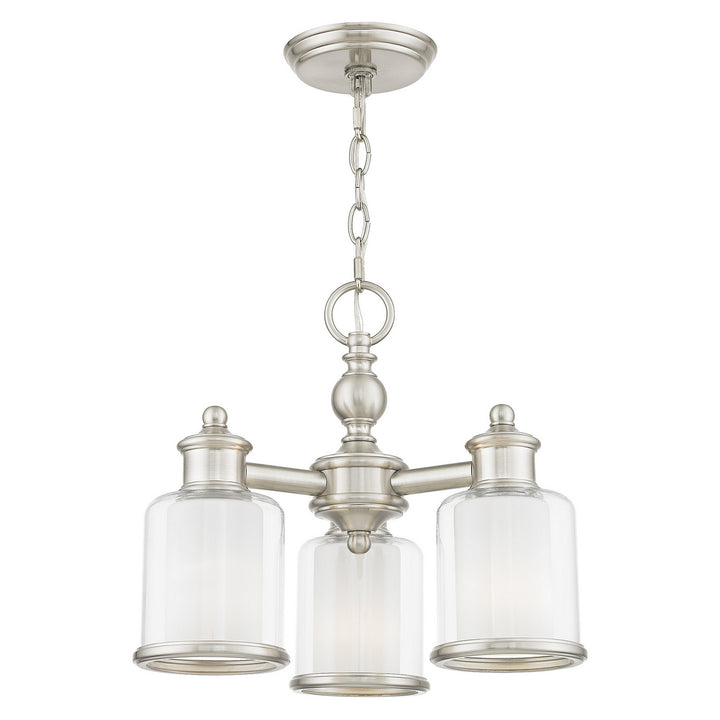 Livex Middlebush 40203-91 Chandelier Light - Brushed Nickel