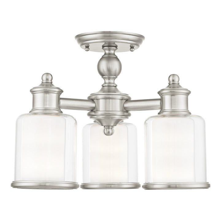 Livex Middlebush 40203-91 Chandelier Light - Brushed Nickel