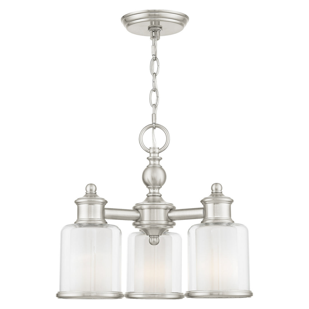 Livex Middlebush 40203-91 Chandelier Light - Brushed Nickel