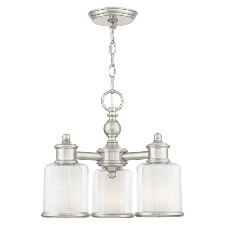 Livex Middlebush 40203-91 Chandelier Light - Brushed Nickel