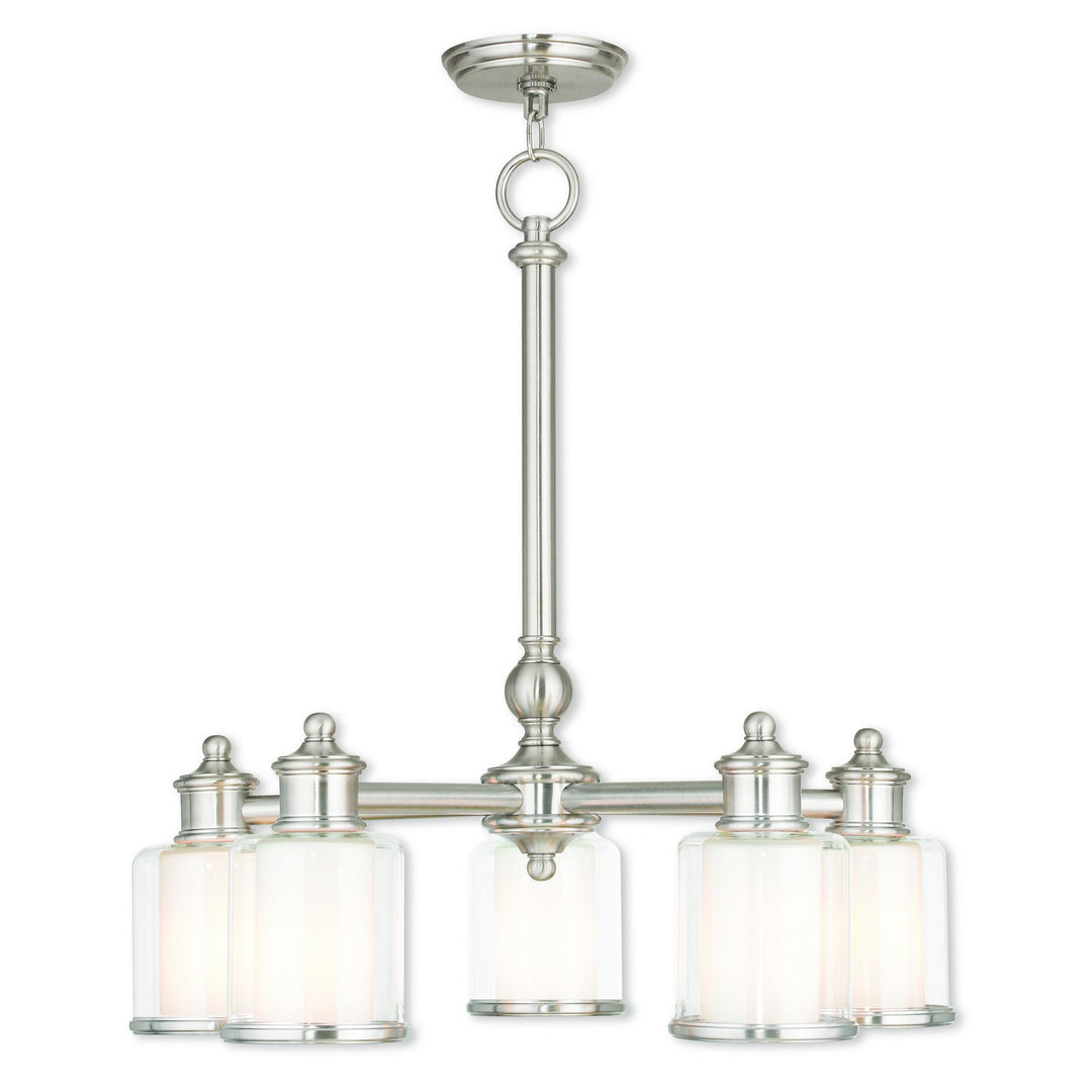 Livex Middlebush 40204-91 Chandelier Light - Brushed Nickel