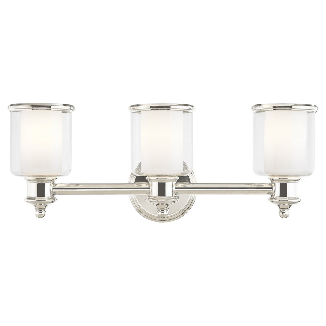 Livex Middlebush 40213-35 Bath Vanity Light 24 in. wide - Polished Nickel